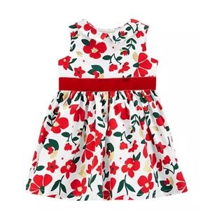 Carter's Floral Sateen Dress NWT